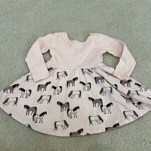 Tea Collection White Pleated A-Line Dress